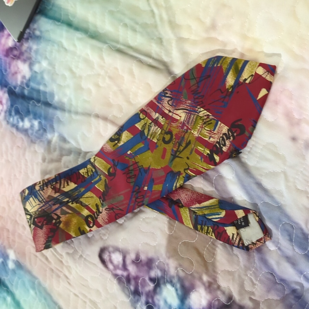 Lorenzo Mad e In Italy 1964 100% Silk Tie - Picture 14 of 14